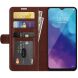 Чехол-книжка Deexe Wallet Style для ZTE Blade V30 Vita - Brown (283702Z). Фото 4 из 7