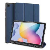 Чехол-книжка DUX DUCIS Domo Series Pen Holder для Samsung Galaxy Tab S6 lite / S6 Lite (2022/2024) - Blue: фото 1 из 12