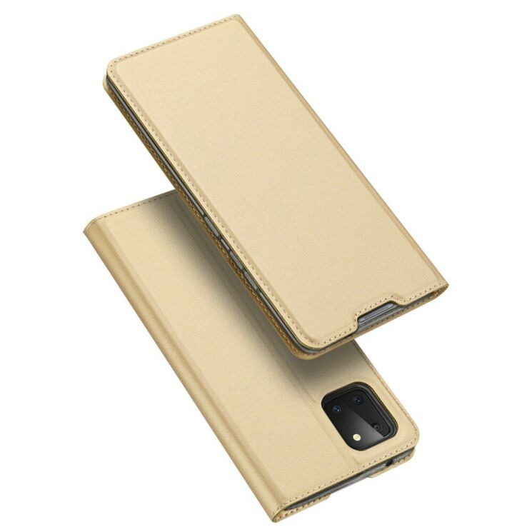 Чехол-книжка DUX DUCIS Skin Pro для Samsung Galaxy Note 10 Lite (N770) - Gold (263711F) Чехол-книжка DUX DUCIS Skin Pro для Samsung Galaxy Note 10 Lite (N770) - Gold: фото 1 из 19