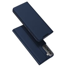Чехол-книжка DUX DUCIS Skin Pro для Samsung Galaxy S21 - Blue: фото 1 из 20