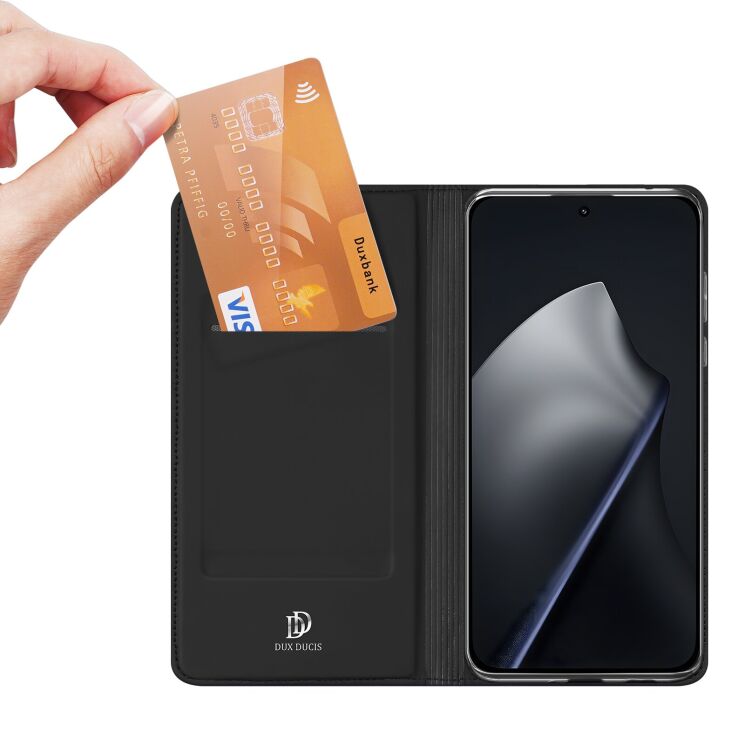 Чехол-книжка DUX DUCIS Skin Pro для Xiaomi 15T - Black (391037B) Чехол-книжка DUX DUCIS Skin Pro для Xiaomi 15T - Black: фото 6 из 11