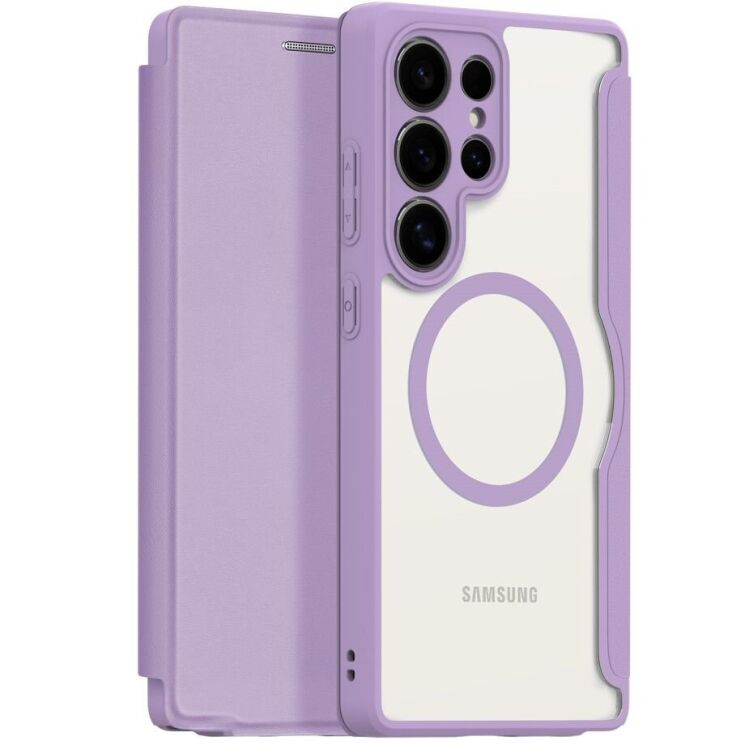 Чехол-книжка DUX DUCIS Skin X Pro Magnetic для Samsung Galaxy S25 Ultra (S938) - Purple: фото 1 из 12