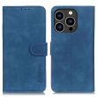 Чехол-книжка KHAZNEH Retro Wallet для Apple iPhone 16 Pro - Blue (360517L)
