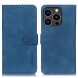 Чехол-книжка KHAZNEH Retro Wallet для Apple iPhone 16 Pro - Blue (360517L). Фото 1 из 9