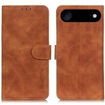 Чохол-книжка KHAZNEH Retro Wallet для Apple iPhone 17 Air - Brown: фото 1 з 9