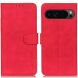 Чехол-книжка KHAZNEH Retro Wallet для Google Pixel 9 Pro XL - Red (359865R). Фото 1 из 8