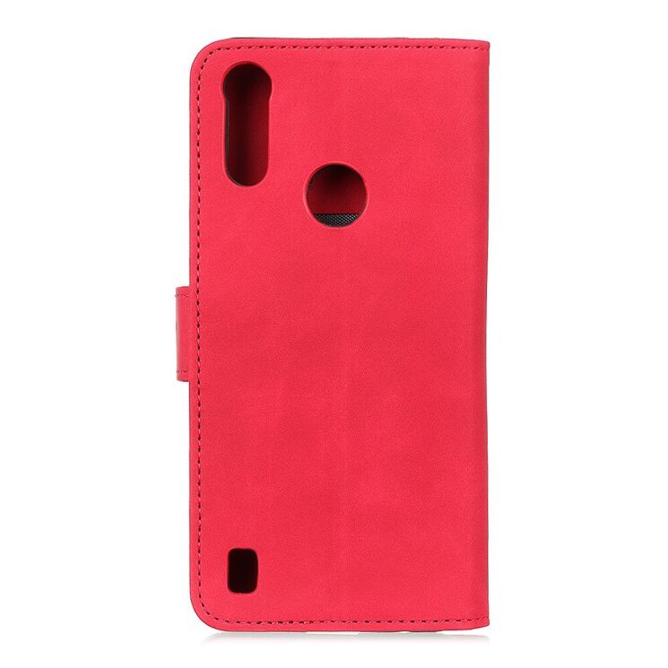 Чехол-книжка KHAZNEH Retro Wallet для Motorola Moto E7 Power / Moto E7i - Red: фото 2 из 8