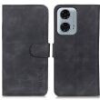 Чехол-книжка KHAZNEH Retro Wallet для Motorola Moto G24 Power - Black (347920B)