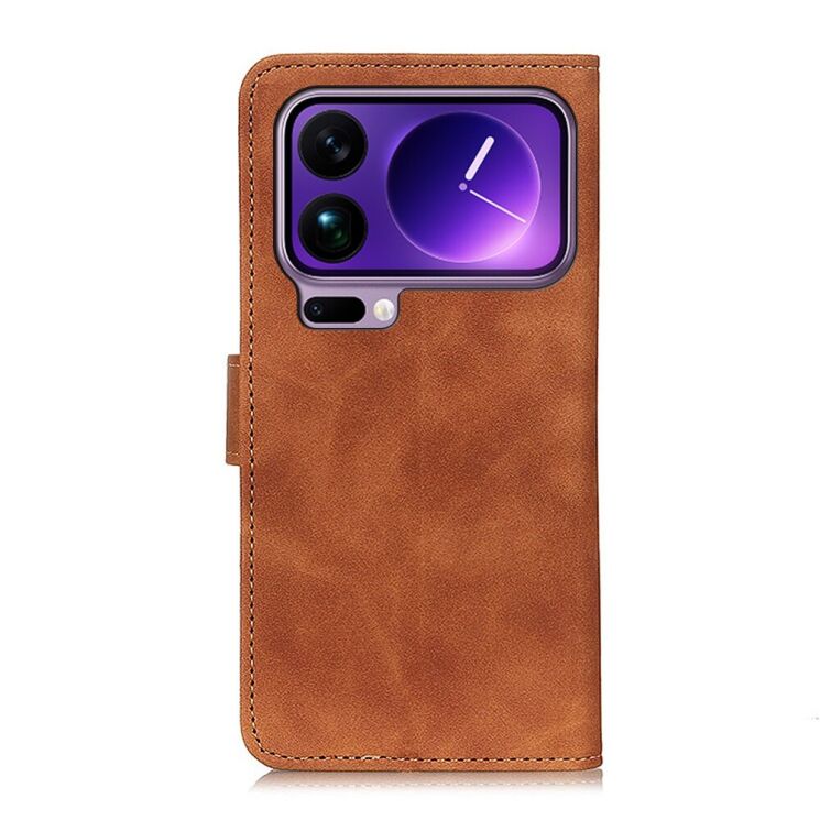 Чехол-книжка с застежкой KHAZNEH Retro Wallet для Xiaomi 17 Pro - Brown (390720Z) Чехол-книжка с застежкой KHAZNEH Retro Wallet для Xiaomi 17 Pro - Brown: фото 8 из 8