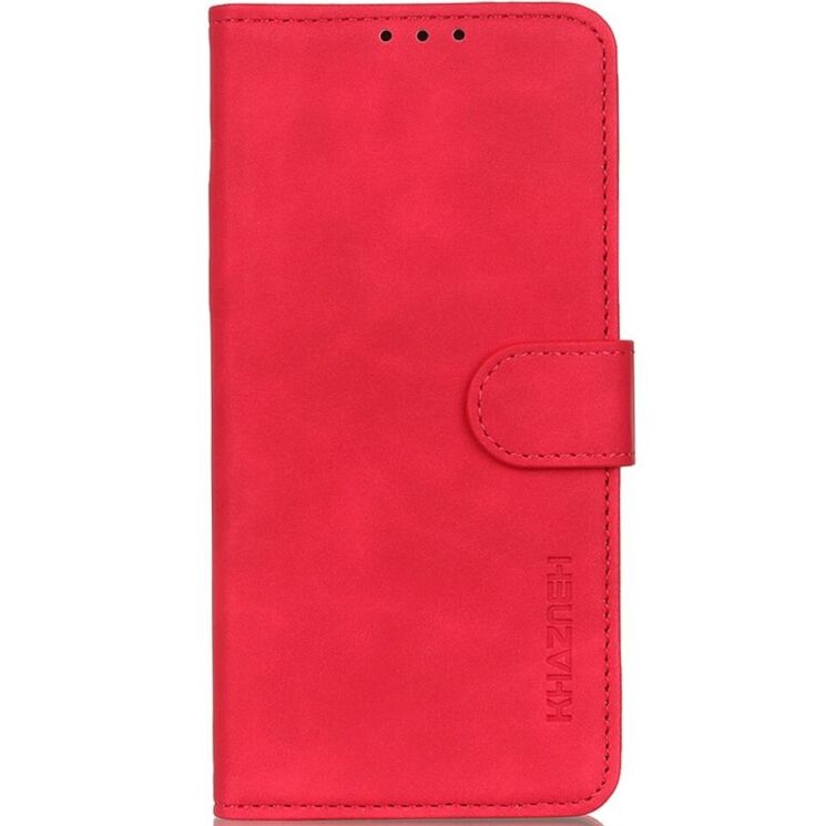 Чехол-книжка KHAZNEH Retro Wallet для Xiaomi Poco F6 Pro - Red: фото 4 из 9
