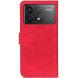 Чехол-книжка KHAZNEH Retro Wallet для Xiaomi Poco F6 Pro - Red (354918R). Фото 5 из 9