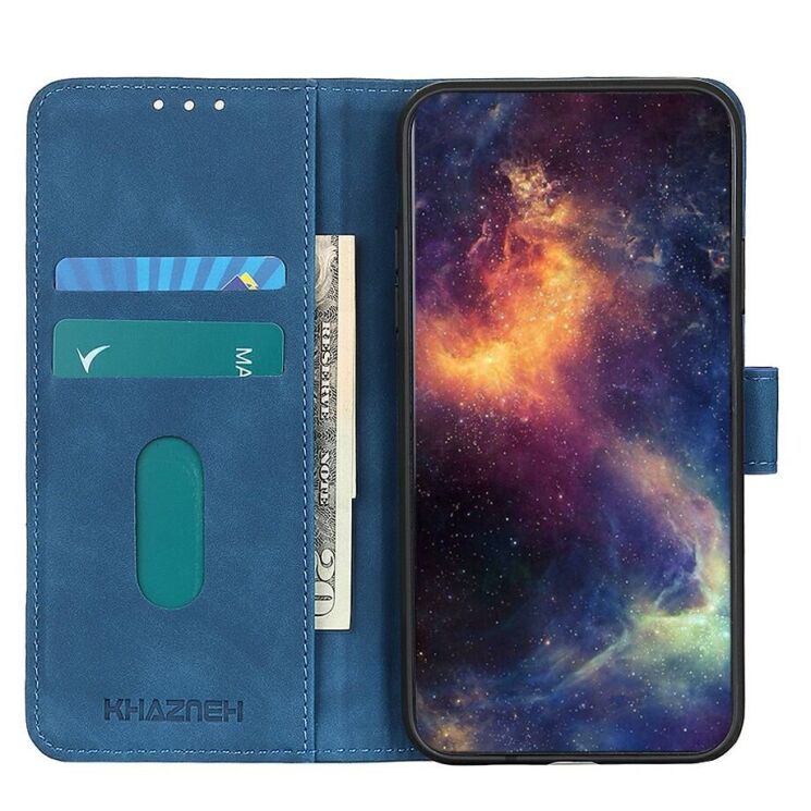 Чехол-книжка KHAZNEH Retro Wallet для Xiaomi Redmi A5 / Poco C71 - Blue: фото 2 из 6