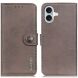 Чехол-книжка KHAZNEH Wallet Cover для Apple iPhone 16 - Khaki (360718K). Фото 1 из 9