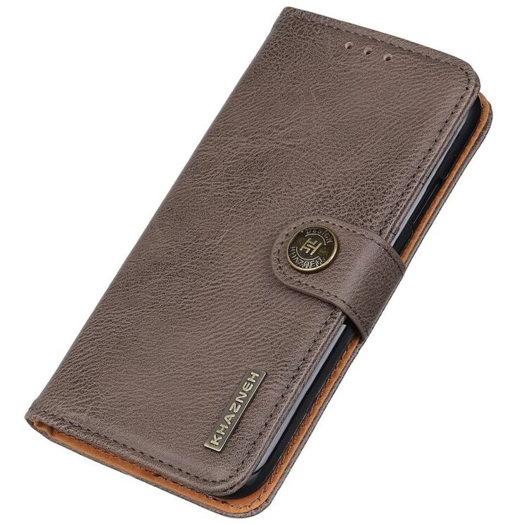Чехол-книжка KHAZNEH Wallet Cover для Apple iPhone 16 - Khaki: фото 4 из 9