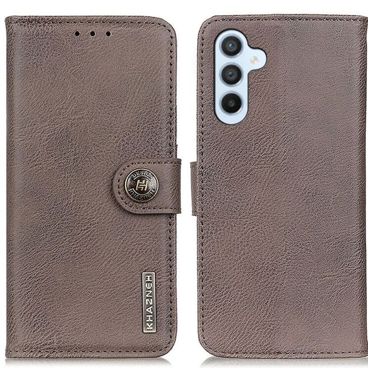 Чехол-книжка KHAZNEH Wallet Cover для Samsung Galaxy A05s (A057) - Khaki: фото 1 из 8
