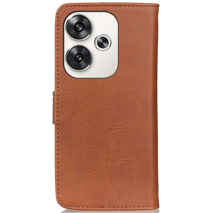 Чохол-книжка KHAZNEH Wallet Cover для Xiaomi Poco F6 - Brown: фото 8 з 9