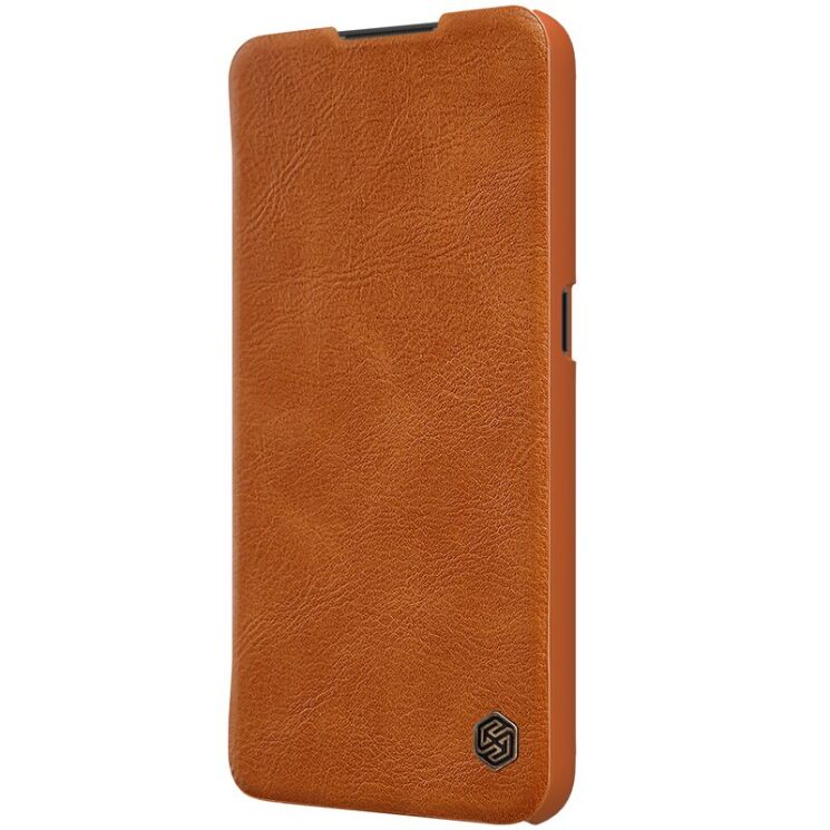Чехол-книжка NILLKIN Qin Series для OnePlus Nord N100 - Brown: фото 3 из 18