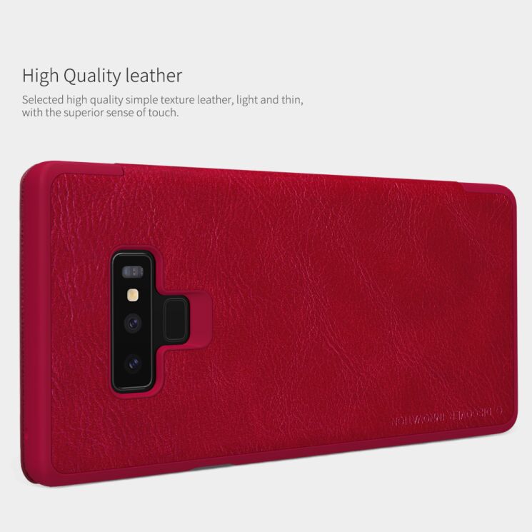 Чохол-книжка NILLKIN Qin Series для Samsung Galaxy Note 9 (N960) - Red: фото 9 з 17