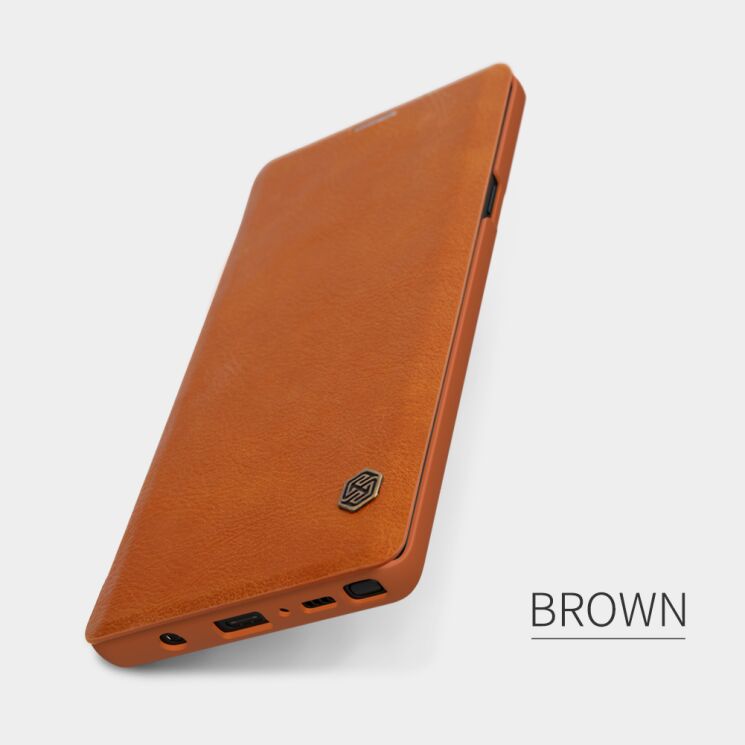 Чехол-книжка NILLKIN Qin Series для Samsung Galaxy Note 9 (N960) - Brown: фото 14 из 17