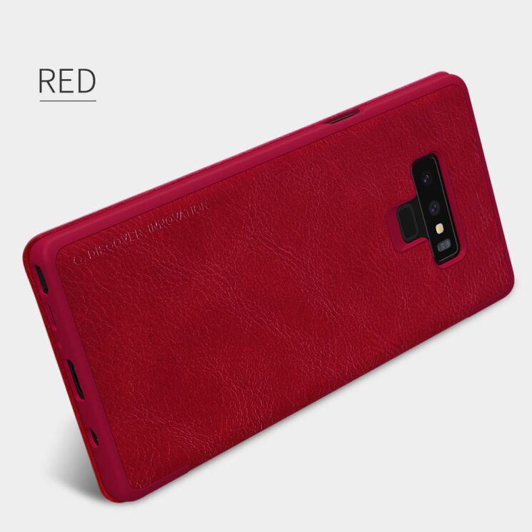 Чехол-книжка NILLKIN Qin Series для Samsung Galaxy Note 9 (N960) - Red: фото 15 из 17