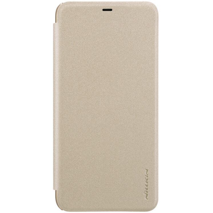 Чехол-книжка NILLKIN Sparkle Series для Xiaomi Mi 8 - Gold: фото 2 из 17