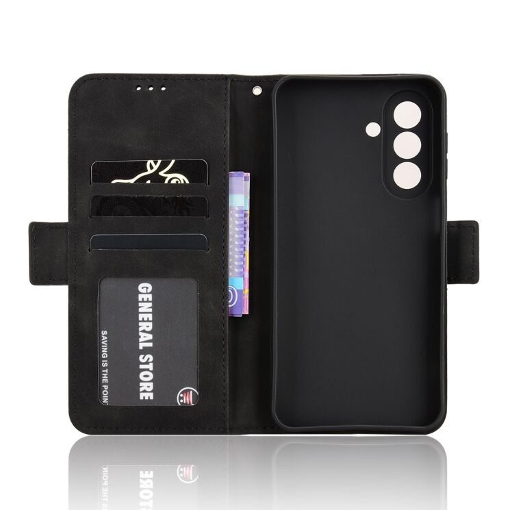 Чехол-книжка с карманами Deexe Wallet Stand для Samsung Galaxy A27 (A276) - Black (408613B) Чехол-книжка с карманами Deexe Wallet Stand для Samsung Galaxy A27 (A276) - Black: фото 4 из 15