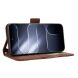 Чехол-книжка с карманами Deexe Wallet Stand для TECNO Spark 50 Pro - Brown (269802Z). Фото 6 из 8