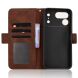 Чехол-книжка с карманами Deexe Wallet Stand для TECNO Spark 50 Pro - Brown (269802Z). Фото 4 из 8