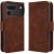Чохол-книжка з кишеньками Deexe Wallet Stand для TECNO Spark 50 Pro - Brown: фото 1 з 8