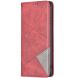 Чехол-книжка с карманами UniCase Geometric Pattern для Infinix Smart 20 - Red (411207R). Фото 2 из 10