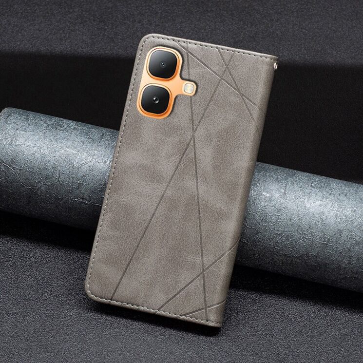 Чехол-книжка с карманами UniCase Geometric Pattern для Infinix Smart 20 - Red (411207R) Чехол-книжка с карманами UniCase Geometric Pattern для Infinix Smart 20 - Red: фото 10 из 10