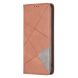 Чохол-книжка з кишеньками UniCase Geometric Pattern для Samsung Galaxy A27 (A276) - Brown (408640Z). Фото 2 з 10