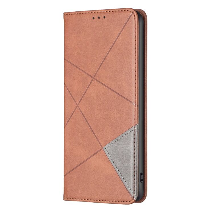 Чохол-книжка з кишеньками UniCase Geometric Pattern для Samsung Galaxy A27 (A276) - Brown (408640Z) Чохол-книжка з кишеньками UniCase Geometric Pattern для Samsung Galaxy A27 (A276) - Brown: фото 2 з 10