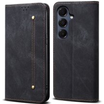 Чехол-книжка с карманами UniCase Jeans Wallet для Samsung Galaxy S26 Plus (S947) - Black: фото 1 из 7