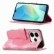 Чехол-книжка с рисунком UniCase Butterfly Pattern для OPPO Reno 15 - Pink (405746P). Фото 2 из 9