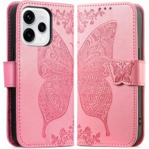 Чехол-книжка с рисунком UniCase Butterfly Pattern для OPPO Reno 15 - Pink: фото 1 из 9