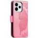 Чехол-книжка с рисунком UniCase Butterfly Pattern для OPPO Reno 15 - Pink (405746P). Фото 6 из 9