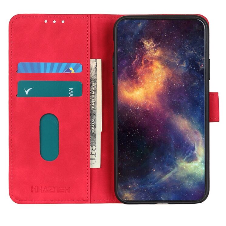 Чохол-книжка з застібкою KHAZNEH Retro Wallet для OnePlus Nord CE6 - Red (391601R) Чохол-книжка з застібкою KHAZNEH Retro Wallet для OnePlus Nord CE6 - Red: фото 3 з 10