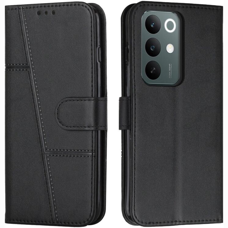 Чохол-книжка з застібкою UniCase Jet Cover для Realme C100i - Black: фото 1 з 10