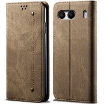 Чехол-книжка UniCase Jeans Wallet для OnePlus Nord 4 - Khaki: фото 1 из 7