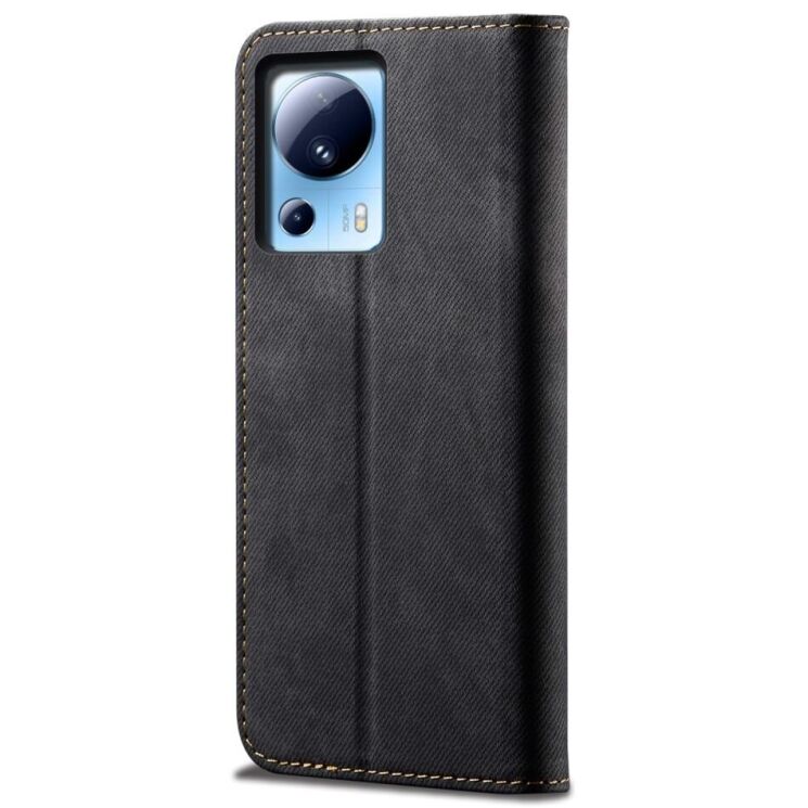 Чохол-книжка UniCase Jeans Wallet для Xiaomi 13 Lite - Black: фото 6 з 6
