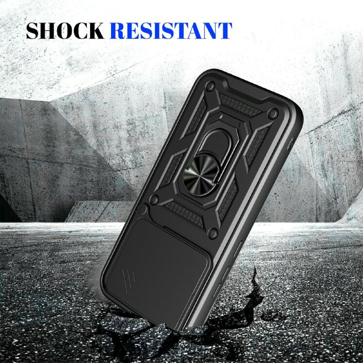 Чохол із захистом камери Deexe Armor Shield для Realme 16 Pro Plus - Black (428510B) Чохол із захистом камери Deexe Armor Shield для Realme 16 Pro Plus - Black: фото 6 з 9