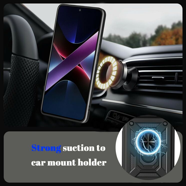 Чохол із захистом камери Deexe Armor Shield для Realme 16 Pro Plus - Black (428510B) Чохол із захистом камери Deexe Armor Shield для Realme 16 Pro Plus - Black: фото 3 з 9