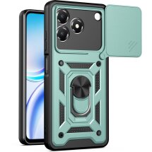 Чохол із захистом камери Deexe Armor Shield для ZTE Blade A36 - Green: фото 1 з 9