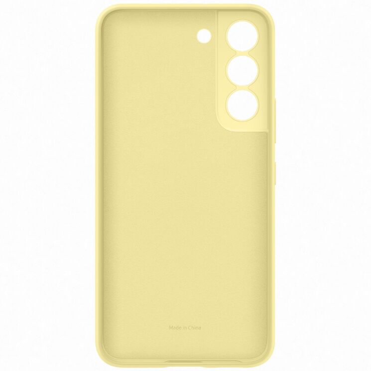 Чехол Silicone Cover для Samsung Galaxy S22 (S901) EF-PS901TYEGRU - Butter Yellow: фото 5 из 5