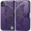 Чехол UniCase Butterfly Pattern для Nothing CMF Phone 1 - Dark Purple (370938DV)