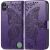Чехол UniCase Butterfly Pattern для Nothing CMF Phone 1 - Dark Purple: фото 1 из 9
