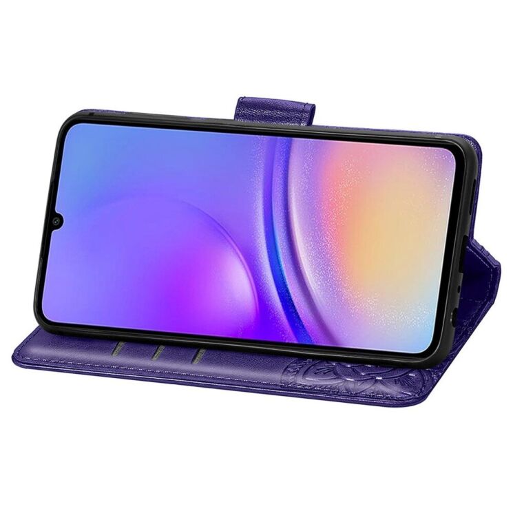 Чехол UniCase Butterfly Pattern для Samsung Galaxy A06 (A065) - Dark Purple: фото 3 из 9