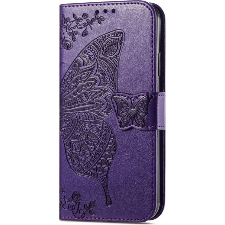 Чехол UniCase Butterfly Pattern для Samsung Galaxy A06 (A065) - Dark Purple: фото 5 из 9