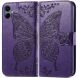 Чехол UniCase Butterfly Pattern для Samsung Galaxy A06 (A065) - Dark Purple (365118DV). Фото 1 из 9